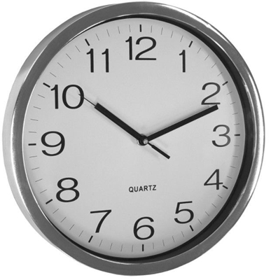 Picture of Asi Collection Wall Clock 31cm Silver