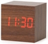 Picture of Platinet Alarm Clock Wooden Cube 43242
