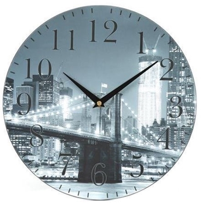 Picture of Platinet City Wall Clock Grey