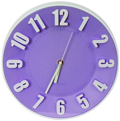 Picture of Platinet Toaday Wall Clock 42992 Violet
