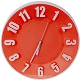 Show details for Platinet Today Wall Clock 42989 Red