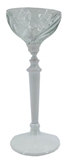 Show details for Home4you Eva Candlestick 28cm Clear/White