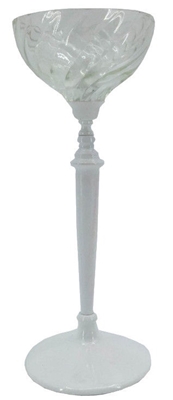 Picture of Home4you Eva Candlestick 35cm Clear/White