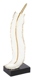 Show details for Home4you In Home Feather Candle Holder White/Gold