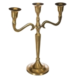 Show details for Candlestick gold 123154a 25 cm