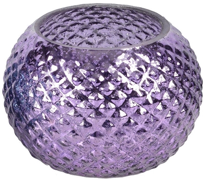 Picture of Verners Candle Holder 12.5x9cm Purple