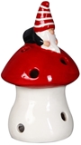 Show details for Verners Candle Holder 12cm White/Red