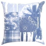 Show details for Home4you Holly Pillow 45x45cm Blue Flower