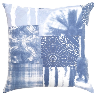 Picture of Home4you Holly Pillow 45x45cm Blue Flower