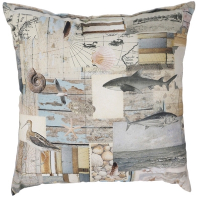Picture of Home4you Holly Pillow 45x45cm Sea Life