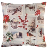 Show details for Home4you Holly Pillow 45x45cm Winter/Animals