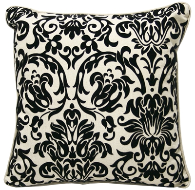 Picture of Home4you Home Pillow 45x45cm Rullkant Black