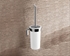 Picture of Gedy Karma Toilet Brush With Holder Chrome/White 3533/03-02