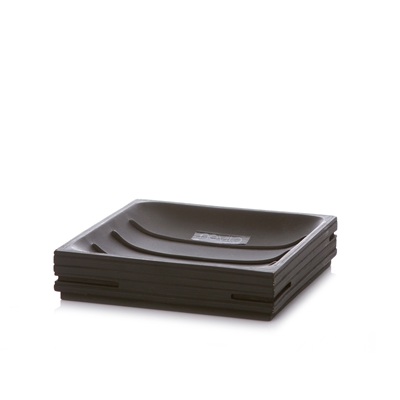 Picture of Soap dish Novito BPO-035C 11,6x11,6x2,6cm, black