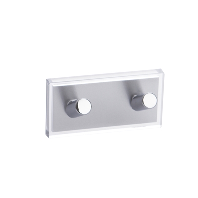 Picture of Bathroom double hook Gedy Rainbow RA26 73, 8x3,1x4cm, silver