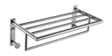 Show details for Gedy Double Shelf For Towels Chrome