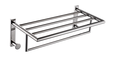 Picture of Gedy Double Shelf For Towels Chrome