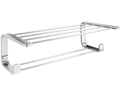 Picture of Gedy Outline Double Shelf For Towels Chrome