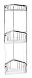Show details for Gedy Wire Corner Triple Shower Shelf 2484-13