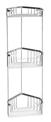 Picture of Gedy Wire Corner Triple Shower Shelf 2484-13