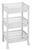 Show details for Plast Team Eco Trolley With 3 Baskets 39.4x29x16.5/68.5cm White
