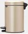 Picture of Brabantia NewIcon Pedal Bin 3l Champagne