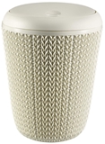 Show details for Curver Bathroom Waste Bucket Knit 7L White