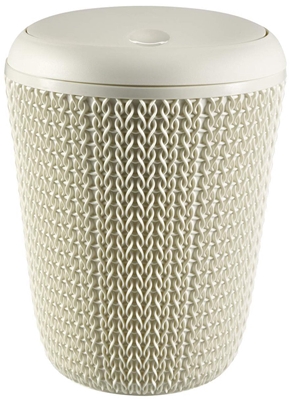 Picture of Curver Bathroom Waste Bucket Knit 7L White