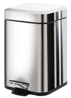 Picture of Gedy Argenta Pedal Bin 5l Chrome