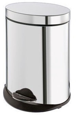 Picture of Gedy Oval Bin 5l Chrome 2809-13