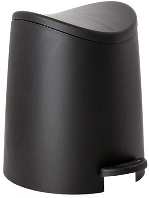 Picture of Tatay Bathroom Pedal Bin 3l Standard Black