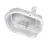 Show details for Lena Oval Lamp 20103, 60W IP44, white