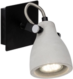 Show details for Brilliant Spotlight Thanos Lamp 20W GU10 Black/Concrete