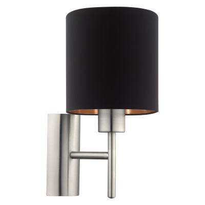 Picture of Eglo Pasteri Wall Lamp 60W E27 95052 Black/Copper