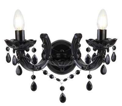 Picture of LAMPA SIENAS MARIE 1452-2BK 2X40W E14 (Searchlight)