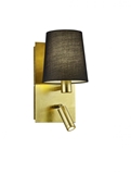 Show details for LAMP WALL MARRIOT E27 LED GOLD / BLACK