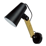 Show details for WALL LAMP WL15019 40W E14 BLACK (DOMOLETTI)