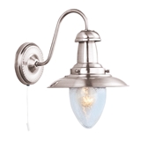 Show details for Searchlight Fisherman Wall Lamp 60W E27 Chrome