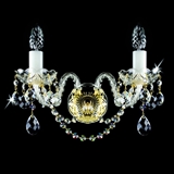 Show details for Wall lamp Artglass Mirka II 2x40W E14