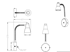 Picture of SPOTLAMPA REALITY HILTON G9 28W H35CM