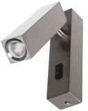 Show details for Verners Bedside Wall Lamp 3W LED Matt Nickel