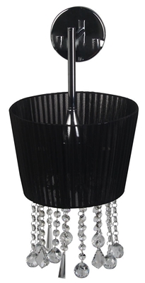 Picture of Verners Dilema Wall Lamp 2x60W E27 Black