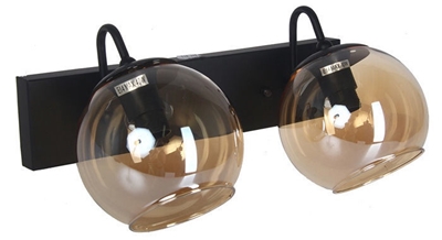 Picture of Verners Kurt Wall Lamp 2x40W E14 Black