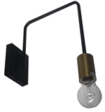 Show details for Verners Sticker Wall Lamp 60W E27 Black