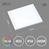 Picture of GAISM. IEB. SPLIT SQ LED 5W NW IP44 400L (TOPE)