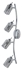 Picture of Lampa Adrilux Shaun-4, 4X40W G9