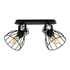 Picture of CEILING LAMP ALANO BLACK 2121 2X60W E27