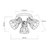 Picture of CEILING LAMP ALANO BLACK 2123 3X60W E27