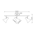 Picture of CEILING LAMP NINA R80163002 3X40W E14 (TRIO)