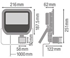 Picture of Osram Ledvance LED 50W IP65 Black